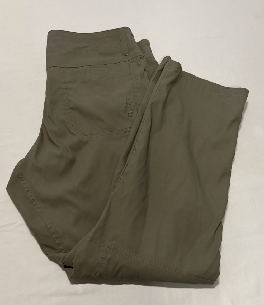 KÜHL Lawless Pants Men's 36x30 Green 6 Pocket Outdoor Hiking Pants